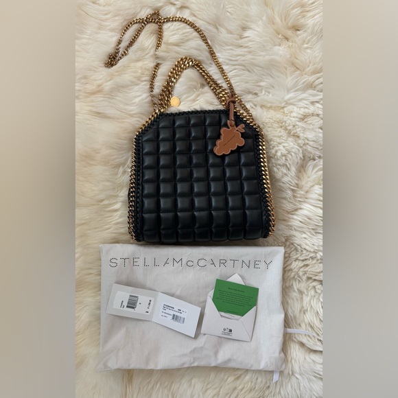 Stella McCartney Falabella Mini Quilted Chain Tote Bag - Picture 1 of 5